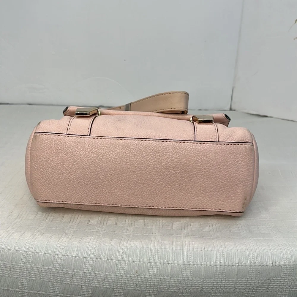 Rebecca Minkoff small satchel in Barbie pink